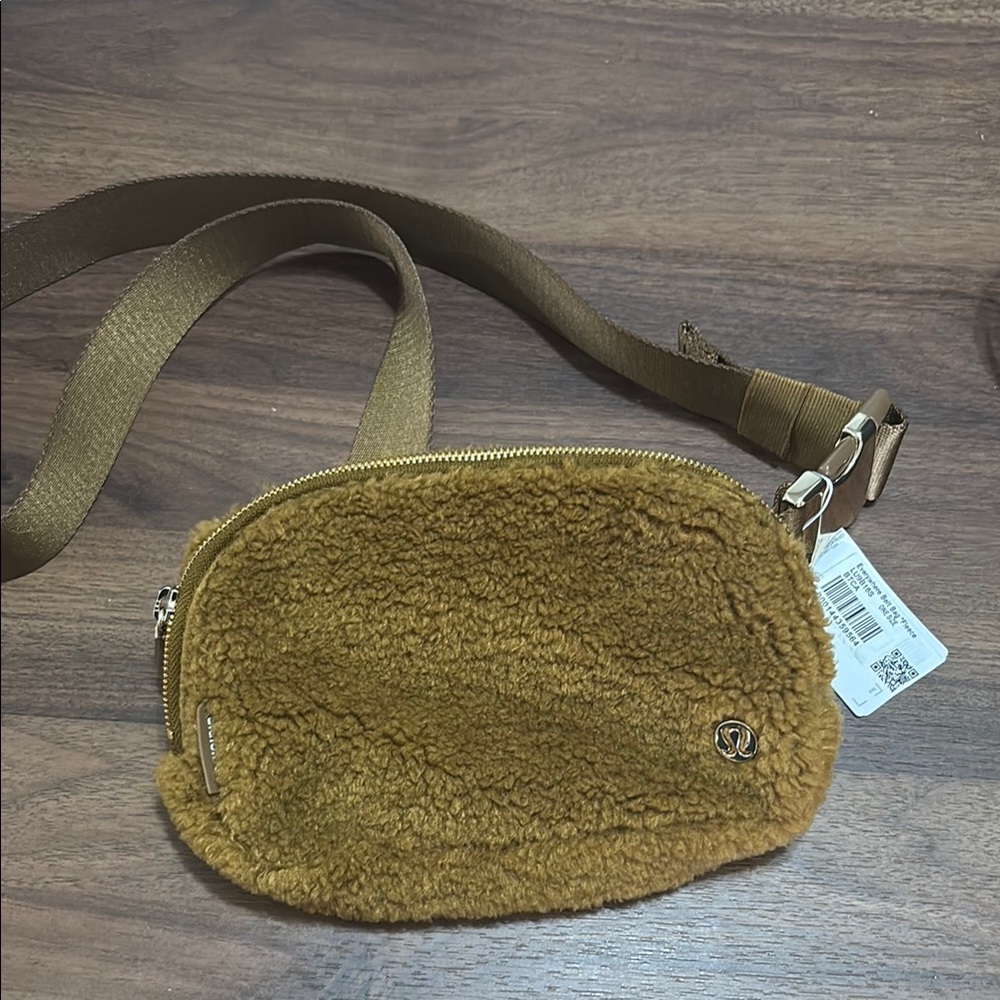 lululemon Brown Sherpa Crossbody Bag